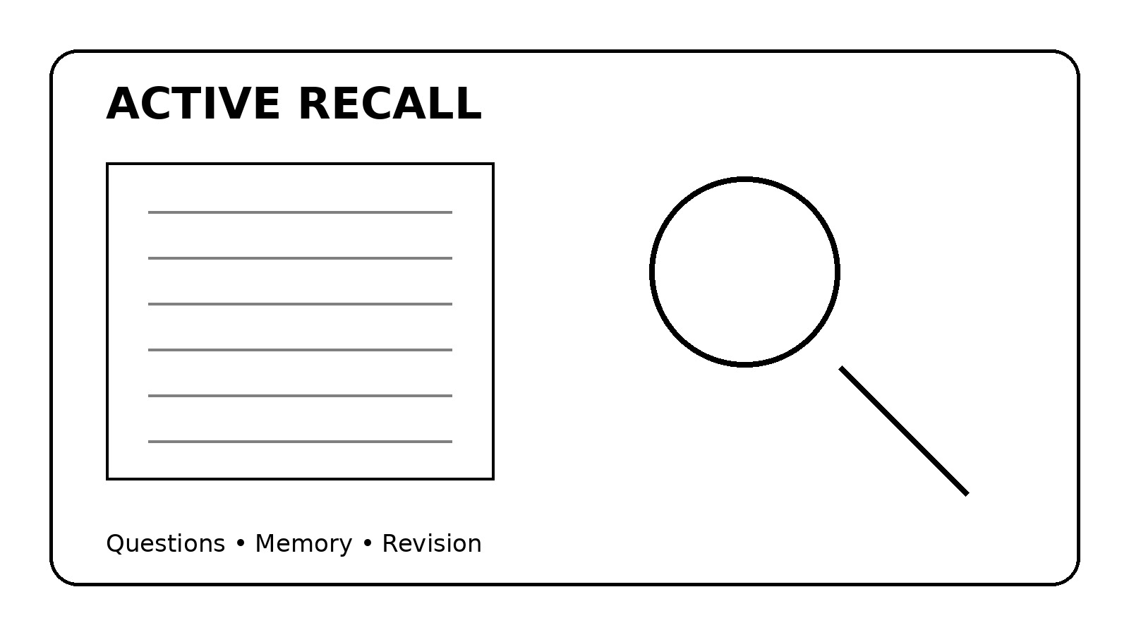 How to Use Active Recall With Your Lecture Notes