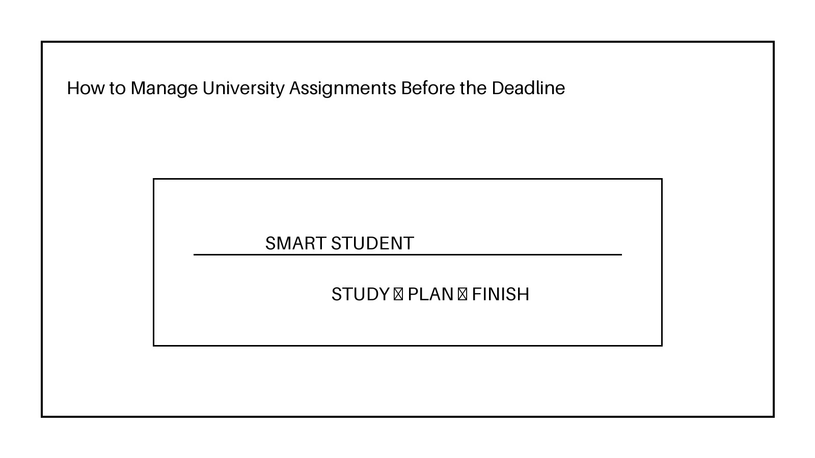 How to Manage University Assignments Before the Deadline